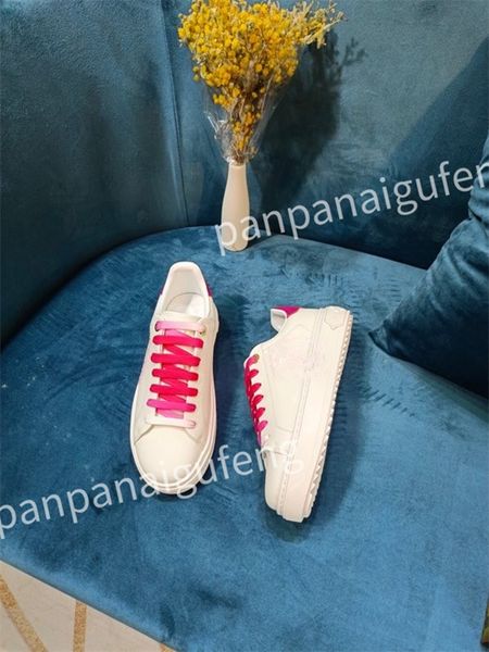 

luxury men's shoes casual white sneakers summer shoes women lace-up comfortable leather flat shoes, Black