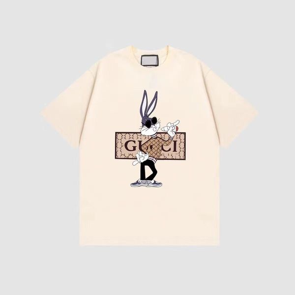 

designer t shirt summer short sleeve waves tee men women lovers luxury t-shirts fashion senior pure cotton large size s-4xl ee, White;black
