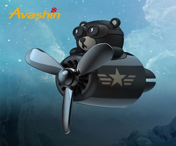 

little bear pilot car air freshener car perfume diffuser solid aromatherapy air vent fresheners auto interior fragrance accessorie2837775