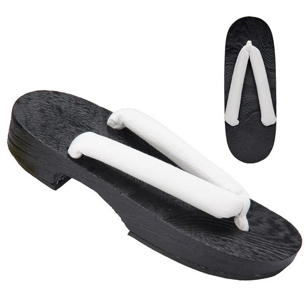 

wooden bottom, korean version, fashion, Black
