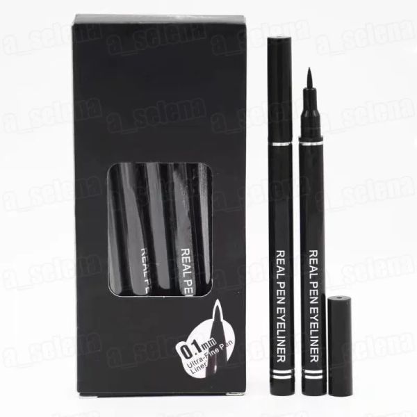 

brand eye makeup real pen eyeliner black waterproof long lasting liquid eye liner with seald package