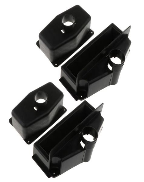 

pack of 2 foosball ball pitch collecting box for standard 14m table table football supplies black1482919