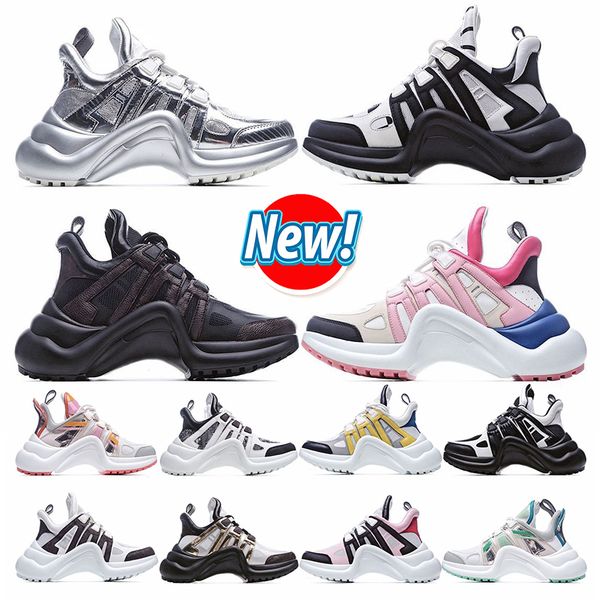 

archlight sneaker casual shoes trainer dad shoes black genuine leather flower sneakers arched sole mesh breathable bow platform shoe 35-42