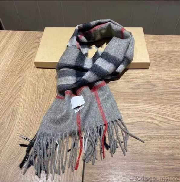 

2022 burbrery man designer scarf fashion brand 100% cashmere scarves for winter womens mens long wraps size 180x30cm 2k1qp, Blue;gray