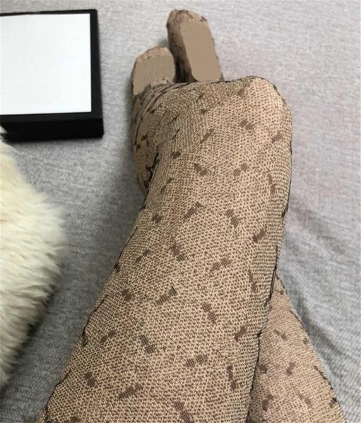 

double classic letter pantyhose fashion silk tights socks women tight lady night club party over knee stocking9934379, Black