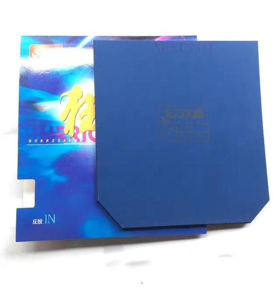 

dhs hurricane 3 blue sponge table tennis rubber ping pong rubber new 3838944