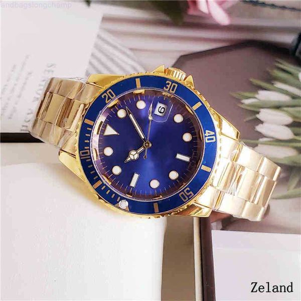 

relojes de lujo hombre fashion designer watches 2022 men's waterproof mechanical business stainless steel water wrist, Slivery;golden