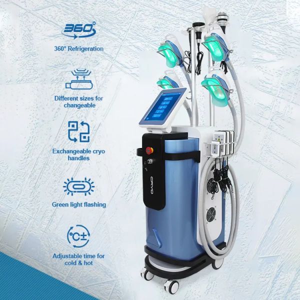 

360 degree cryo slimming machine fat e body slimming spa machine