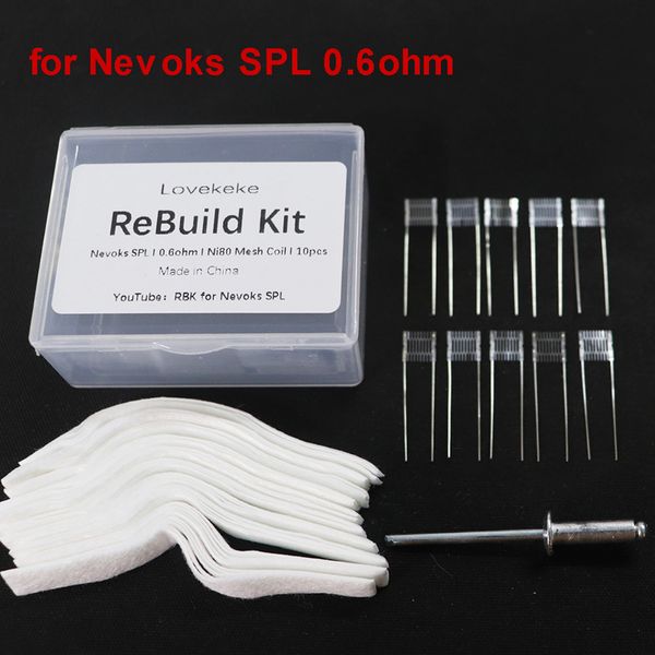 

rbk for nevoks spl 0.6ohm ni80 mesh coil vape
