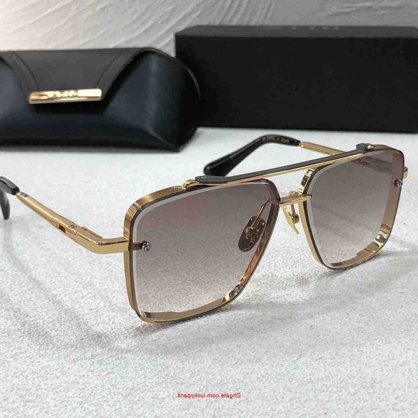

a dita mach six original designer for mens sunglasses man fashionable retro luxury brand eyeglass fashion design women sunglasses metal w e8, White;black