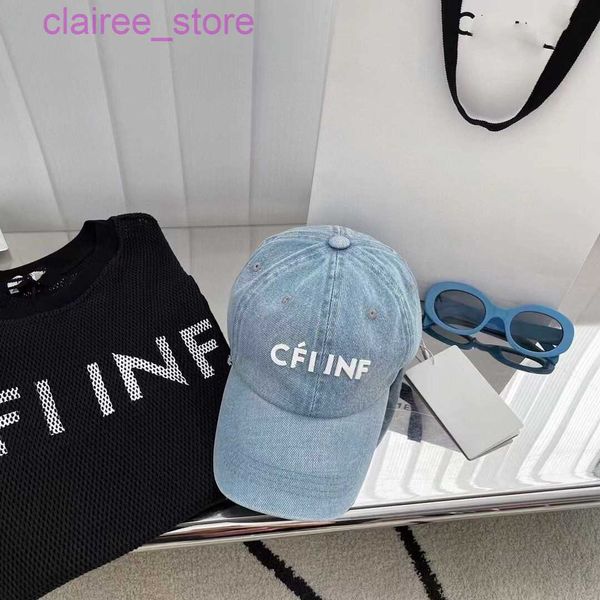 

ball caps 2023 summer designer hat high-quality fashion duck tongue new denim alphabet luxury women's ball hat brand men's and wom, Blue;gray