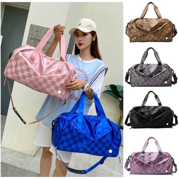 

ll-658 yoga handbags travel beach duffel bag shoulder bags large capacity waterproof fitness exercise gym cross body bags stuff sacks dry we