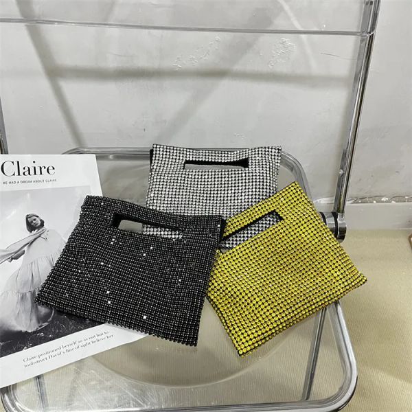 

2023 new fashion rhinestone handbag for women chain bag diamonds shoulder bag purse ladies female crossbody bags bling diamond women's