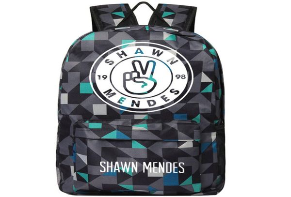 

shawn mendes backpack illuminate singer school bag gym train daypack quality schoolbag outdoor rucksack sport day pack9403044