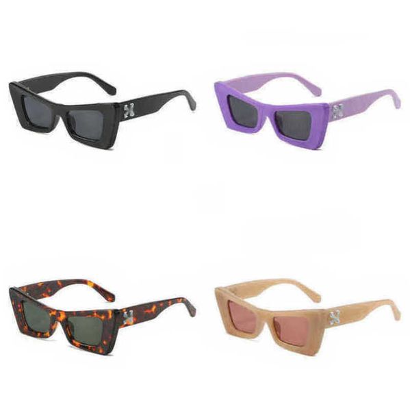 

luxury frames fashion offs sunglasses men women trend brand square sunglass arrow x frame eyewear bright sun glasses sports sunglasse keu9, Black