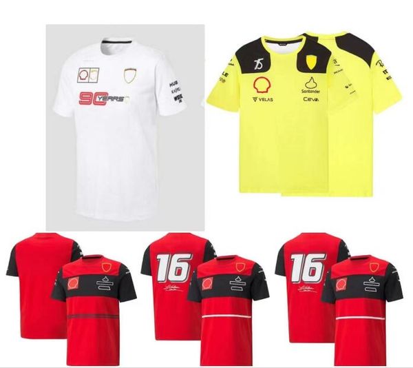 

f1 racing t-shirt summer round neck short sleeve polo shirt same style customization