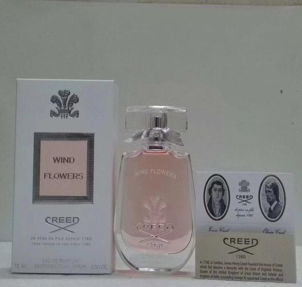 

75ml wind flowers perfume eau de parfum paris fragrance 2.5fl.oz long lasting smell edp woman cologne spray 200879