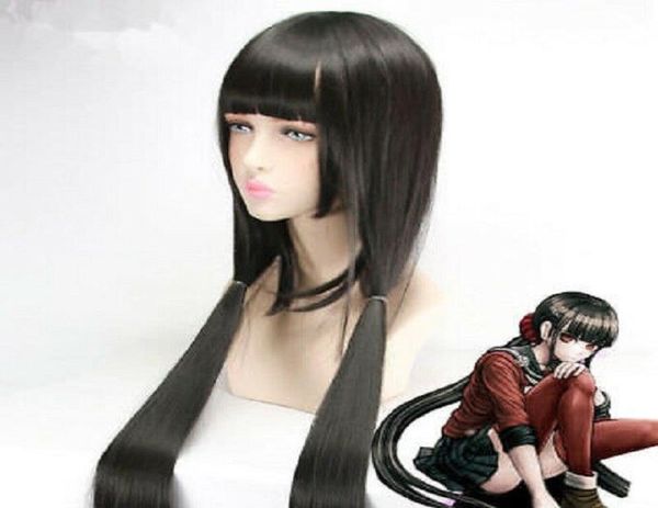 

danganronpa v3killing harmony harukawa maki straight black cosplay wig9152517