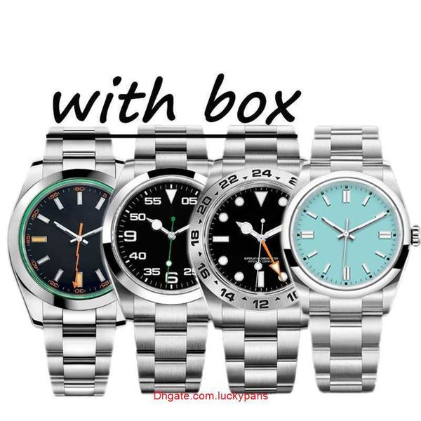 

r olax luxury montre de luxe mens automatic machinery watches 41mm stainless steel super luminous wristwatches women waterproof watches lady, Slivery;black