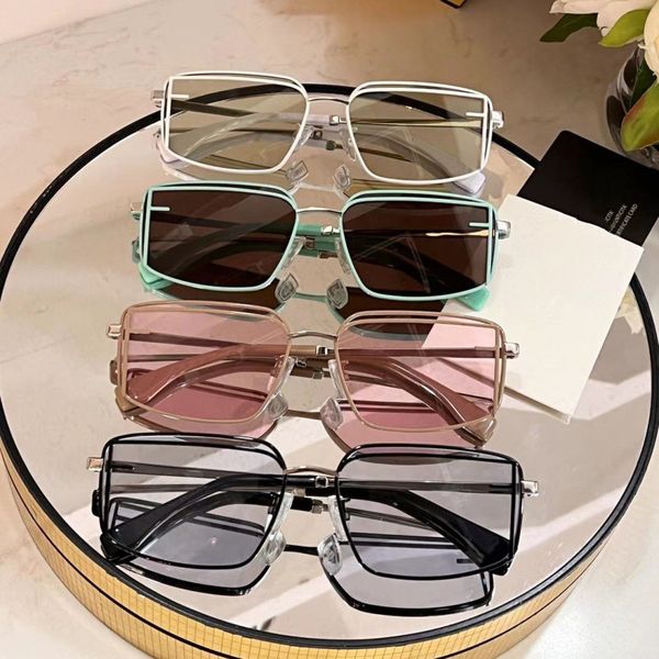 

2023 high repeat purchase popular new models selling trends popular young girls, small titanium alloy women's luxury sunglasses cute pi, White;black