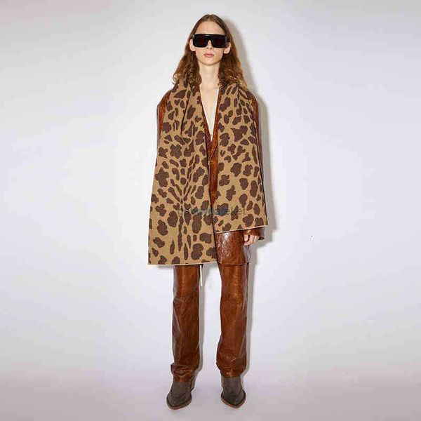 

scarves ac leopard thickening cashmere scarf winter warm shawl womenhs29, Blue;gray
