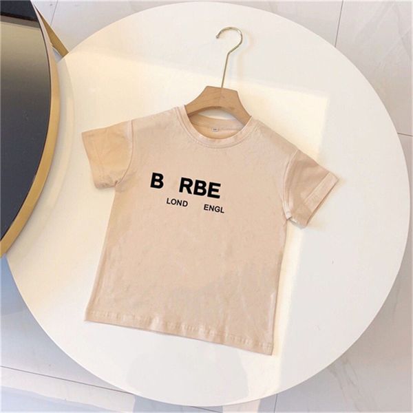 

summer men's and women's children's casual cotton alphabet print t-shirt fashion children's designer short sleeve everyt, Blue