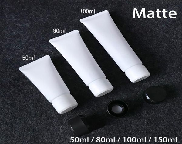 

50ml 80ml 100ml 150ml matte frost soft tubes empty cosmetic lotion container body wash shower gel shampoo toothpaste bottles2680117