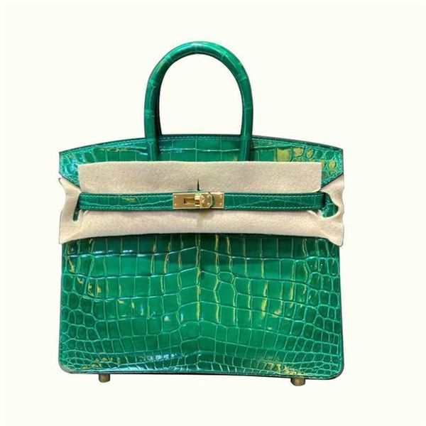 

fashion bag h family birkins women nile high-gloss women's wax thread hand-stitched handbag luxuryqqqq