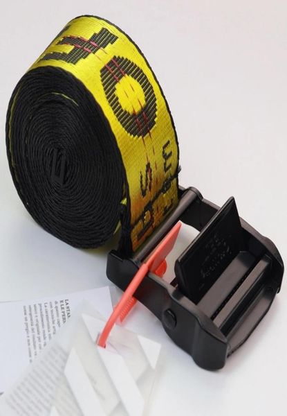 

new 19ss brand fashionable canvas off belt white blet men leisure golden yellow belt wellmade canvas men women belts2626823, Black;green