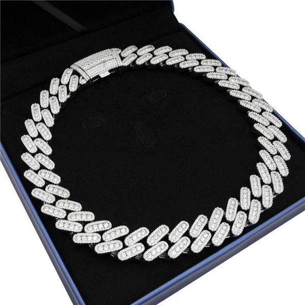 

ice out plated 30mn hand made 14k real gold cuban link chain, Silver