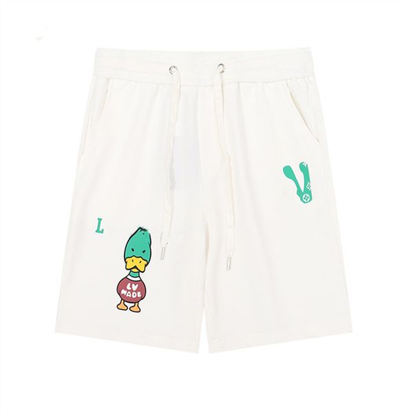 

men's high-end quality highlights the temperament of loose large size fashion shorts wicking sweat quick drying european and american t, White;black