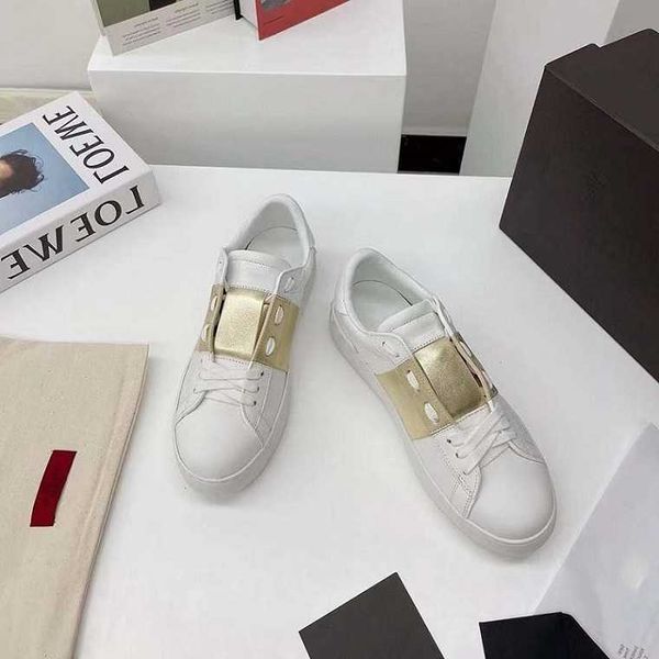 

handmade men valentinoly gradient fashion shoes quality multicolor designer technical sneakers shoes women real trainer leather rz6z