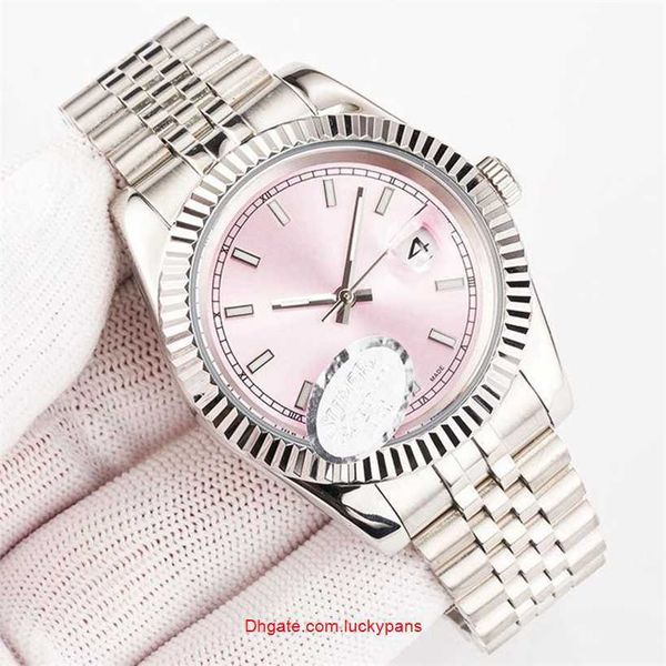 

r olax watches ladies wrist watches for women watch automatic mechanical 3641mm folding buckle stainless steel sapphire waterproof montre de, Slivery;black