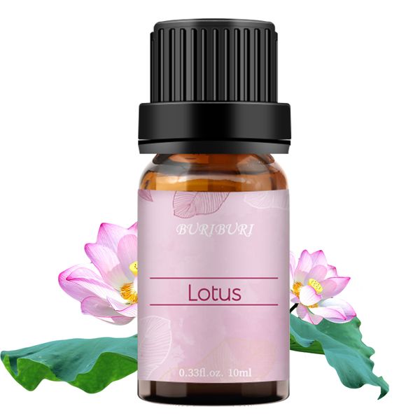 

buriburi lotus essential oil 100 pure 10ml undiluted natural organic aromatherapy oil for diffusers soap making candles