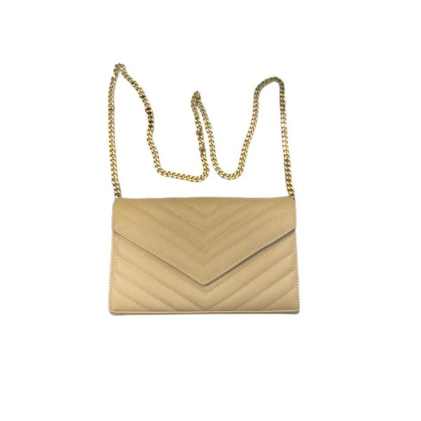 

the new bag fashion handbags shoulder designer bags metal chain gold silver women handbag genuine leather bag flip cover diagonal messenger