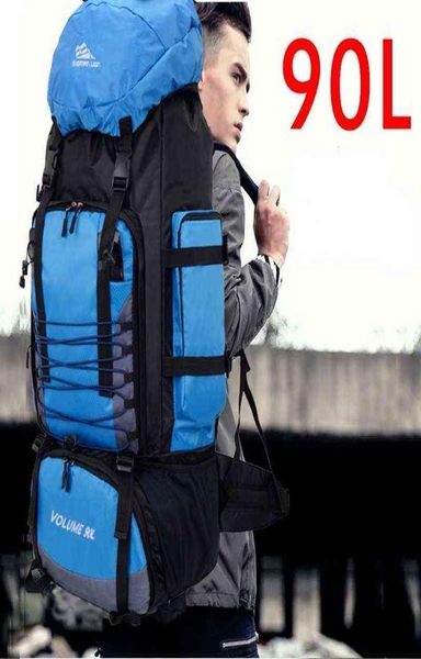 

90l travel bag camping backpack hiking army climbing bag trekking mountaineering mochila large capacity sport rucksack t2208013341902