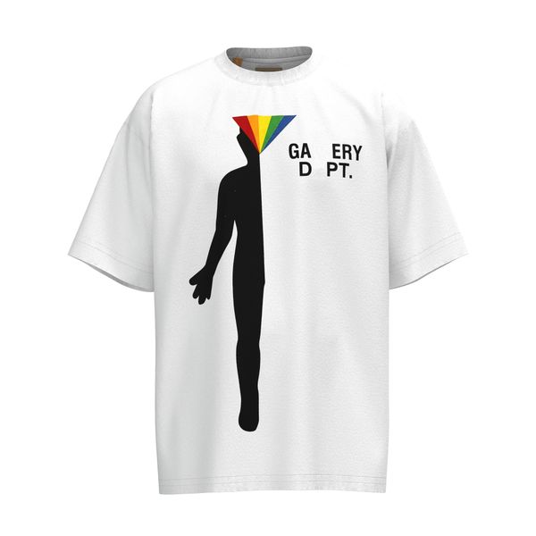 

mens&womens designer gallers dept t-shirts printed fashion man galle t-shirt cotton casual tees short sleeve luxury hip hop streetwear t-shi, White;black
