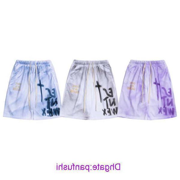

factory outlet wholesale shorts online store 2023 summer new ink elegant graffiti letter g allery d ept shorts pants capris og13, White;black