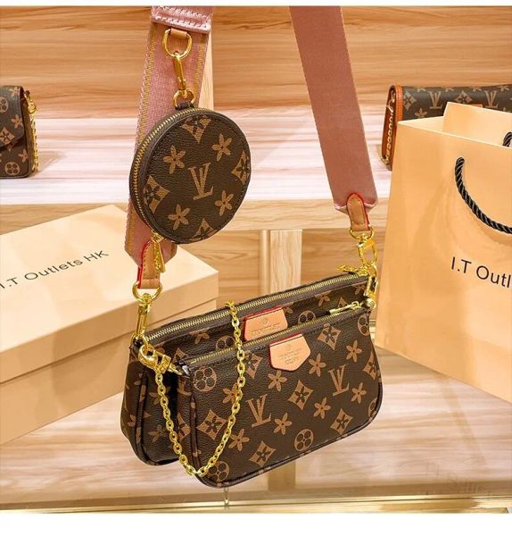 

multi felicie pochette luxury womens wallet designer purse cardholder purses designer woman shoulder bags louise purse vutton crossbody viut