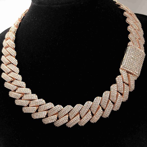 

all diamond cubic zirconia hip hop necklace, Silver