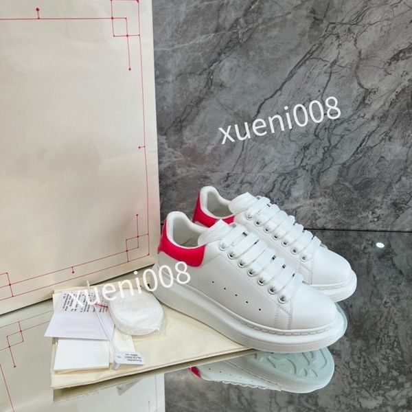 

new womans mans fashion quality casual shoes heel leather lace-up sneaker running trainers letters flat printed sneakers, Red;white