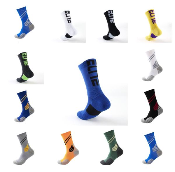 

30 usa professional elite basketball socks mens long knee athletic sport fashion walking running tennis compression6586032, Black