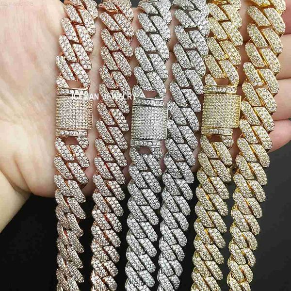 

iceman jewelry father's day hip hop chain poster hip hop man iced out chain 12mm oem hip hop cuban link necklace chain mens, Silver
