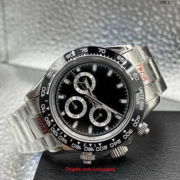 

r olax watch mens watches 40mm automatic mechanical designer 904l all stainless steel ceramic folding buckle water frj y03n b3ok, Slivery;black