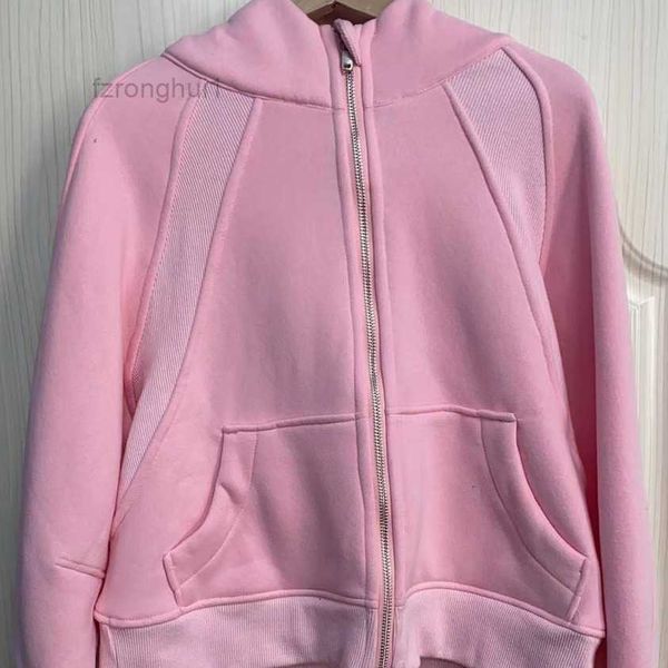 

autumn and winter yoga suit women's sports zipper hoodie loose short cotton casual thickened fitness 3 6xf3, Black