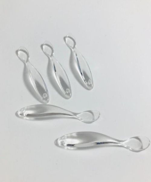 

mini cosmetic tool spatula scoop disposable mask clear plastic spoon makeup cosmetic tools fast f11557255401