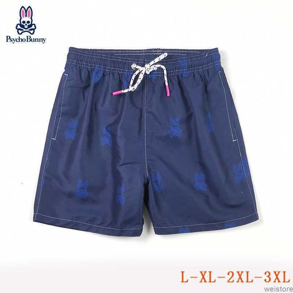 

psycho bunny shorts designer mens ins fashion beach pants skull rabbit printed luxury brand surfing shorts sports quick dried european style, White;black