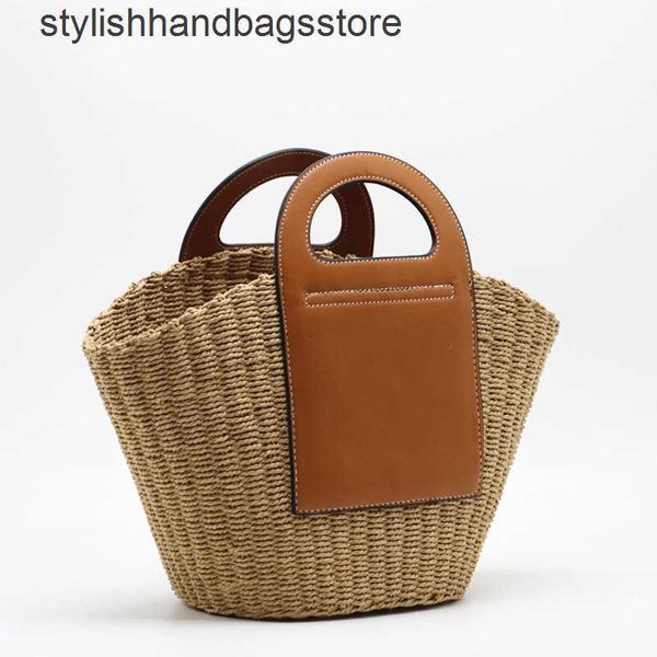 

evening bags fashion straw baskets bags designer rope woven women handbags handmade pu patchwork beach bag large tote vinatge bucket purses
