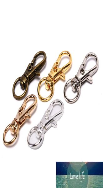 

10pc swivel lobster leather bag handbag purse shoulder strap belt clasp clip buckle keychain key ring collar snap7468308, Silver