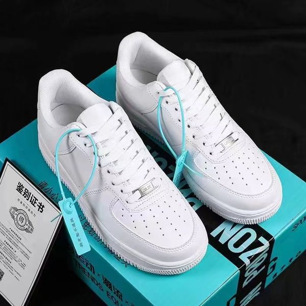 

air af1 36-47 men women casual shoes 1 classic triple white black mens trainers outdoor sports sneakers walking jogging platform